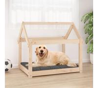 vidaXL Dog Bed 81x60x70 cm Solid Wood Pine