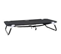 vidaXL Folding Bed for Dogs Black in Oxford Fabric and Steel