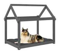 (grey, 101 x 70 x 90 cm) vidaXL Solid Wood Pine Dog Bed Wooden Pet Sofa Dog Couch Multi Colours/Sizes