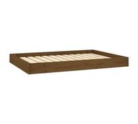Vidaxl Dog Bed Honey Brown 101.5X74X9 Cm Solid Wood Pine