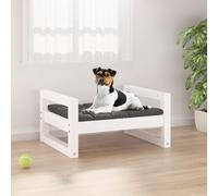 Modern Solid Pine Wood Dog Bed Wooden Pet Sofa Puppy Dog Couch vidaXL