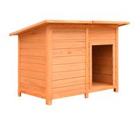 vidaXL Dog Cage Solid Pine & Fir Wood 120x77x86 cm