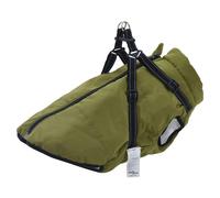 vidaXL Dog Coat with Harness Waterproof Reflective Army Green 4XL
