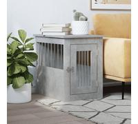 vidaXL Dog Crate Furniture Concrete Grey 45x62x59 cm Engineered Wood