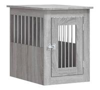 vidaXL Dog Crate Furniture Grey Sonoma 45x62x59 cm Engineered Wood