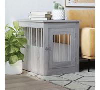 vidaXL Dog Crate Furniture Grey Sonoma 55x75x65 cm Engineered Wood