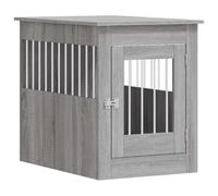 vidaXL Dog Crate Furniture Grey Sonoma 55x80x68 cm Engineered Wood