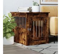vidaXL Dog Crate Furniture Smoked Oak 55x75x65 cm Engineered Wood