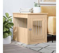 vidaXL Dog Crate Furniture Sonoma Oak 55x80x68 cm Engineered Wood