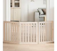 vidaXL Dog Gate Foldable 3 Panels 150 cm Poplar Wood