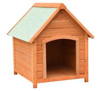 vidaXL Dog House Solid Pine & Fir Wood 72x85x82 cm