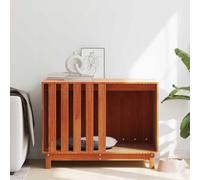vidaXL Dog House Wax Brown 100 x 70 x 70 cm Solid Pine Wood