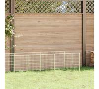 vidaXL Dog Kennel Silver 9 M Steel, Silver