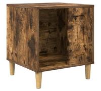 vidaXL Dog Kennel Smoked Oak 44 x 42 x 49 cm Wood Composite Living Room Rectangular Minimalist Design Multifunctional Storage Durable Materials Modern Exterior