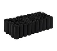 vidaXL Dog Poop Bags - 750 Black Polyethylene Waste Bags - 30x20 cm Sized Large Pet Waste Disposal Bags - Leakproof, Versatile Use for All Pets