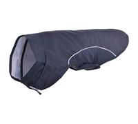 vidaXL Dog Raincoat with Reflective Strips Polyester M, Waterproof Dog Coat, Puppy Rain Jacket, Rain Cloth for Dogs
