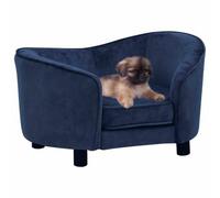 Vidaxl Dog Sofa Blue 69X49X40 Cm Plush