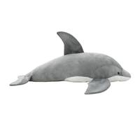 vidaXL Dolphin Cuddly Toy Plush Grey Kids Children Stuffed Animal Doll Gift