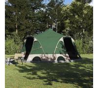 vidaXL Dome Tent 4-Person with Roof Green 505 x 450 x 248 cm