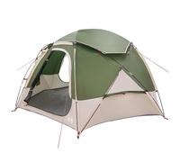 vidaXL Dome Tent with Removable Rainfly Green 4 Person Adventurous Modern Tent Compact Weatherproof Family Accommodation Outdoor Equipment Hiking Event