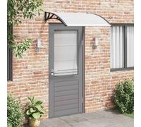vidaXL Door Canopy 120x100cm PC Outdoor Porch Window Rain Awning Shelter Shade