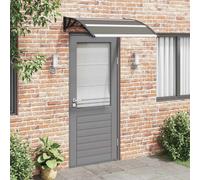 vidaXL Door Canopy Black 120x100 cm PC