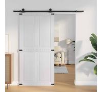 vidaXL Door Corona White 100 x 210 cm Engineered Wood