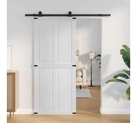 vidaXL Door Corona White 90 x 210 cm Engineered Wood