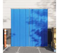 vidaXL Door Curtain Blue 300 mmx2.6 mm 10 m PVC