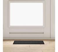 vidaXL Door Mat Anthracite 60 x 40 x 1.2 cm Teddy Fabric