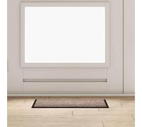 vidaXL Door Mat Beige 60 x 40 x 1.2 cm Teddy Fabric