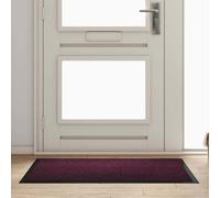vidaXL Door Mat Bordeaux 120 x 80 x 1.2 cm Teddy Fabric