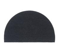 vidaXL Door Mat Dark Grey Half Round 50x80 cm Tufted Coir