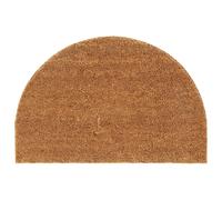 vidaXL Door Mat Floor Mat Indoor Entrance Mat Natural Half Round Tufted Coir