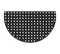 vidaXL Door Mat Floor Mat Indoor Entrance Mat Rug Doormat Half Round Rubber