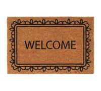 vidaXL Door Mat Floor Mat Outdoor Mat Entrance Doormat Natural Tufted Coir