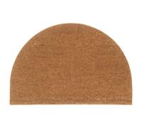 vidaXL Door Mat Natural Half Round 60x90 cm Tufted Coir