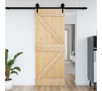 vidaXL Door NARVIK 85x210 cm Solid Wood Pine
