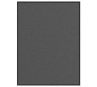 vidaXL anthracite doormat 80x120 cm - non-slip indoor/outdoor entryway rug, moisture-absorbing floor mat with durable polypropylene tufted surface and versatile porch/mudroom use