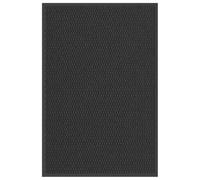 vidaXL Doormat Black 60x90 cm - Durable Entryway Mat for Porches and Mudrooms with Non-Slip PVC Backing & Efficient Dirt/Moisture Absorption