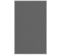 vidaXL Doormat Black 90x150 cm