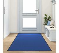vidaXL Doormat Blue and Black 120 x 400 cm 100% Polyamide