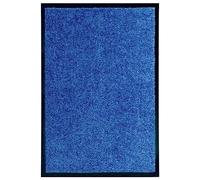 vidaXL Doormat Washable Blue Home Garden Barrier Entrance Rug for Front Door