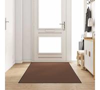 vidaXL Doormat Brown and Black 120 x 300 cm Polypropylene and vinyl