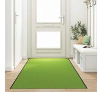 vidaXL Doormat Green and Black 120 x 400 cm 100% Polyamide