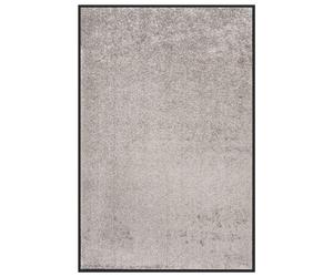 vidaXL Doormat Grey 80x120 cm Home Floor Decorative Barrier Welcome Mat Rug