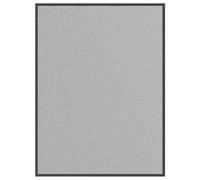 vidaXL doormat - grey 80x120 cm indoor/outdoor floor mat - non-slip, dirt & moisture absorbent rug - polypropylene/PVC