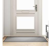 vidaXL Doormat Grey and Black 90 x 150 cm 100% Polyamide