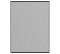 vidaXL Doormat Grey 90x120 cm
