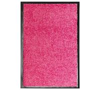 vidaXL Doormat - Indoor/Outdoor Pink Door Mat with Non-Slip PVC Backing, Machine Washable, Dirt Trapper, 40 x 60 cm